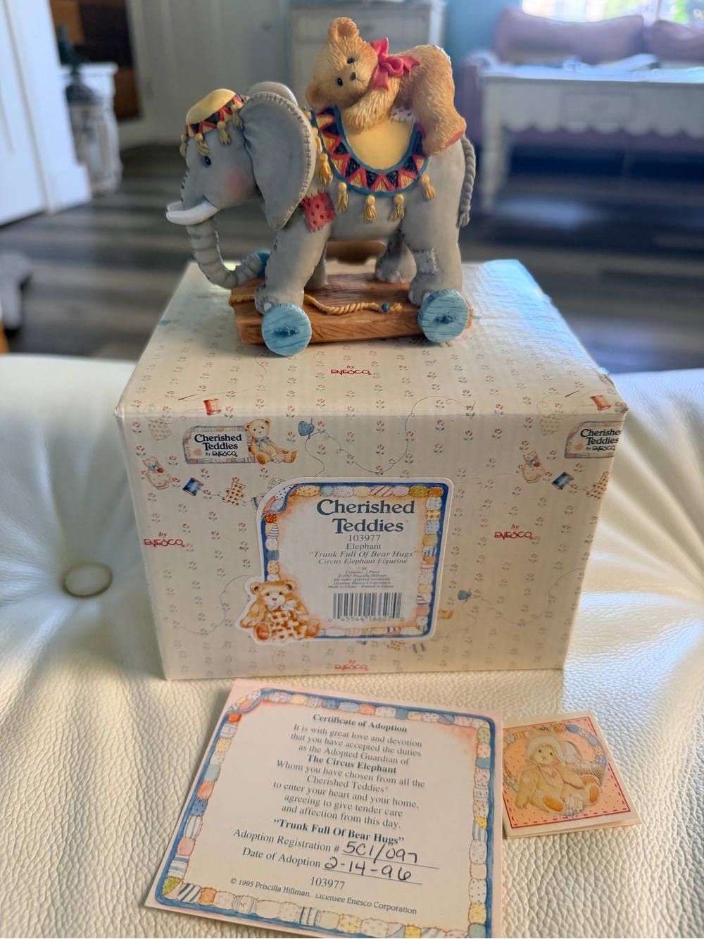 Cherished Teddies Elephant